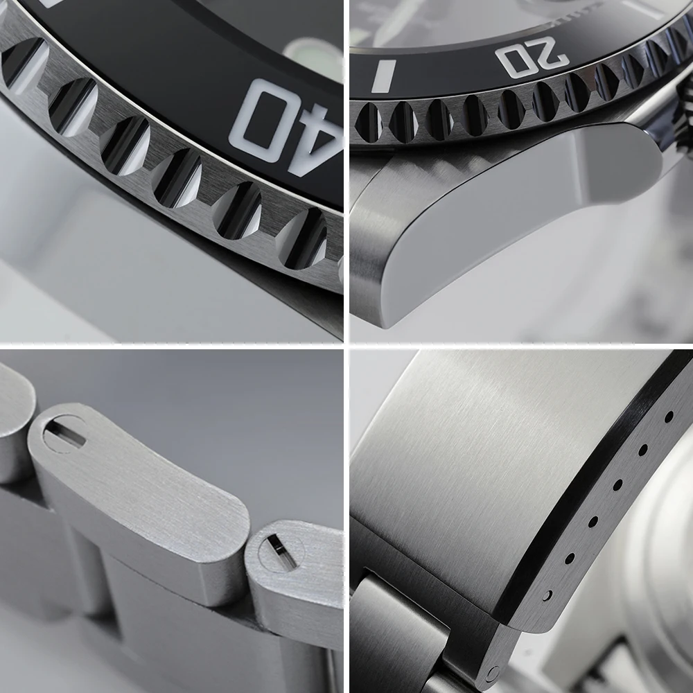 

Men's Water Ghost Luxury Watches Retro Mechanical Diver Watch Automatic Wrist Watch Sapphire Glass Sport Waterproof Male Clock