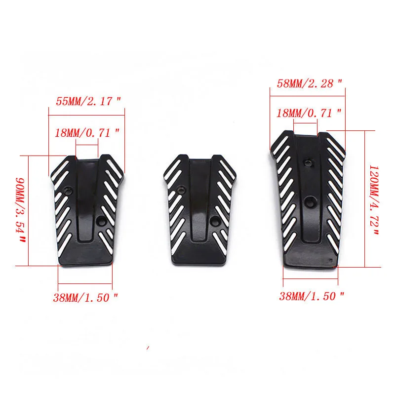 Универсальные гоночные педали акселератора тормоза сцепления | Автомобили и