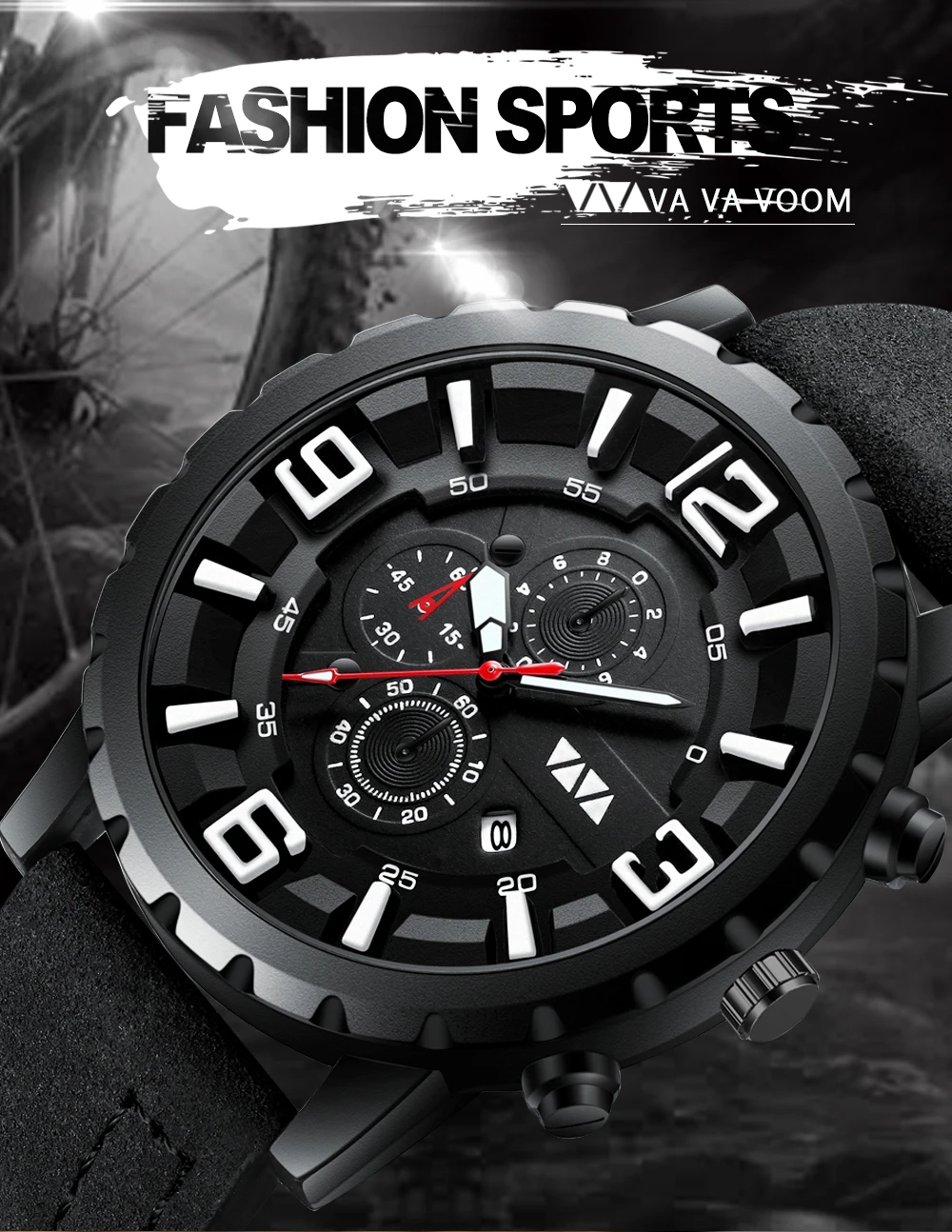 Fashion Casual Mens Watches Waterproof Top Brand Luxury Calendar Clock Male Watch men Leather Sport Military Wristwatch Dropship