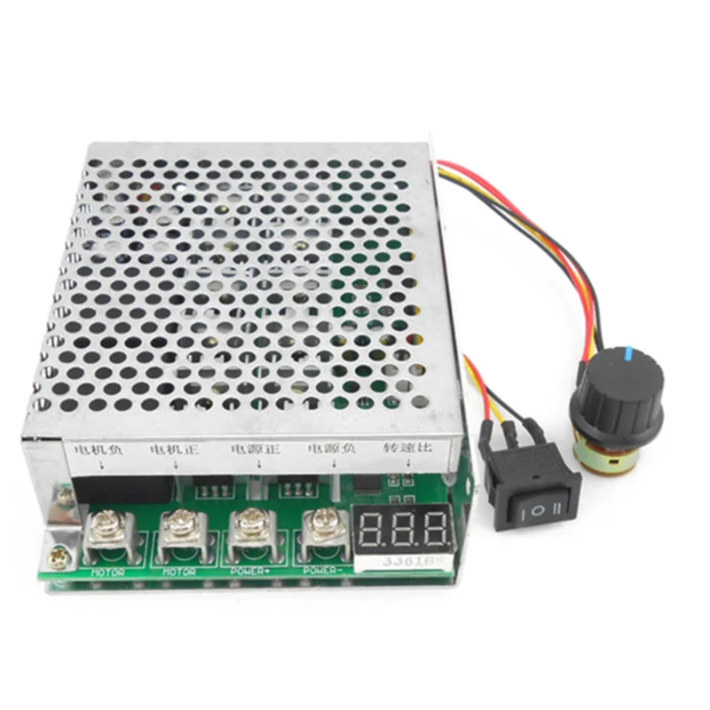 

DC 10-55V 100A 3000W Motor Speed Controller Reversible PWM Control Forward and Reverse Controller