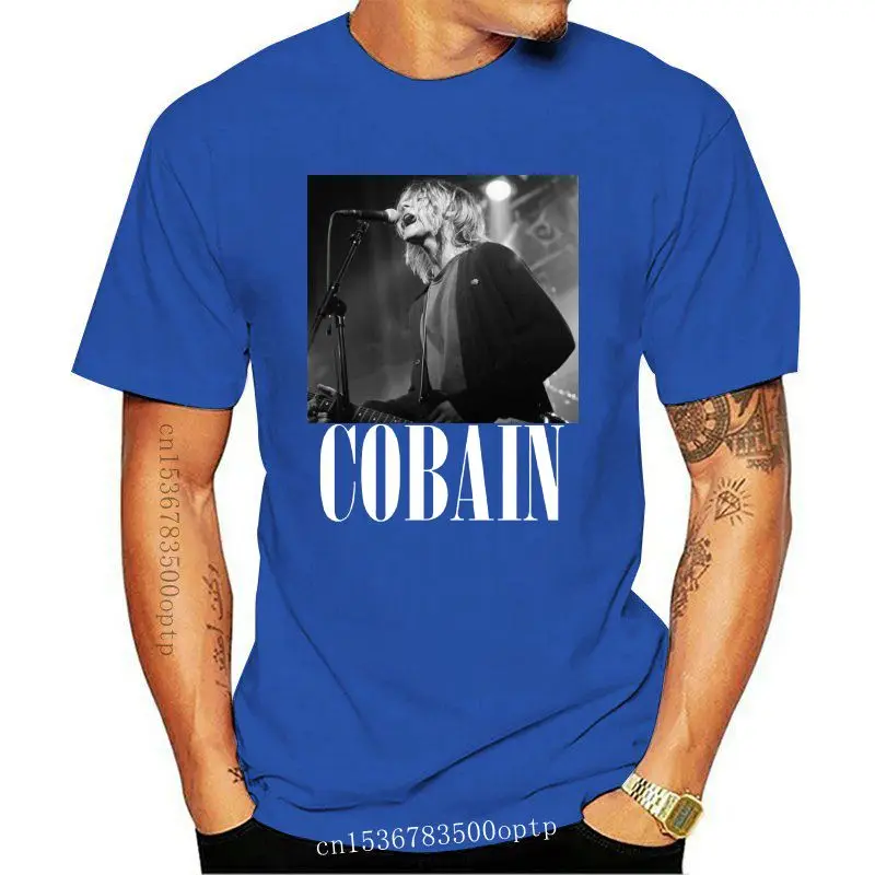 

Черная футболка Cobain