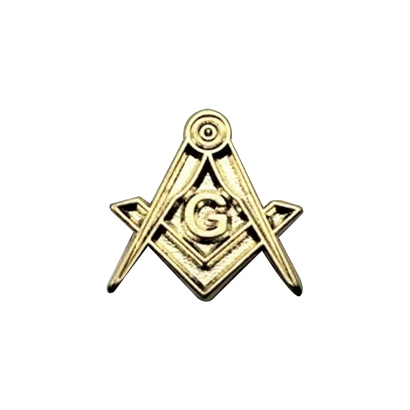 

Masonic Lapel Pins Gold Compass And Square G Brooch Gifts Badges With Butterfly Clutch,12mm