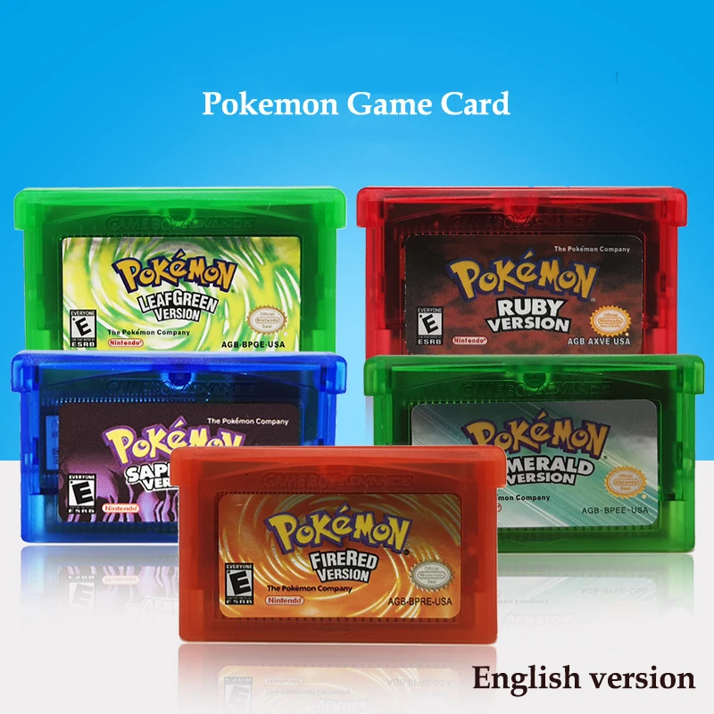 Игровой картридж Takara Tomy серии Pokemon NDSL GB GBC GBM GBA SP видео DS игровая консоль игра
