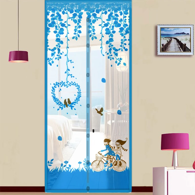 

Anti Mosquito Insect Mesh Net Fly Bug Curtain Automatic Closing Door Screen Kitchen Curtain Fly Screen Inset Net Grid Gauze