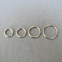 1 pcspack 15mm 20mm 25mm 32mm retail metal o rings for pet puppy collar webbing strap leather bag sewing parts diy accessory