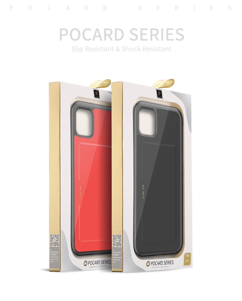 DUX DUCIS PU кожаный чехол для карты для iPhone 11 Роскошный кошелек карта задняя крышка для iPhone 11 Pro Max противоударный чехол Funda