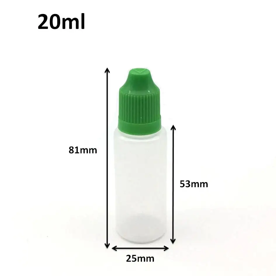 5 шт. пластиковые бутылочки для жидкости 20 мл | Красота и здоровье