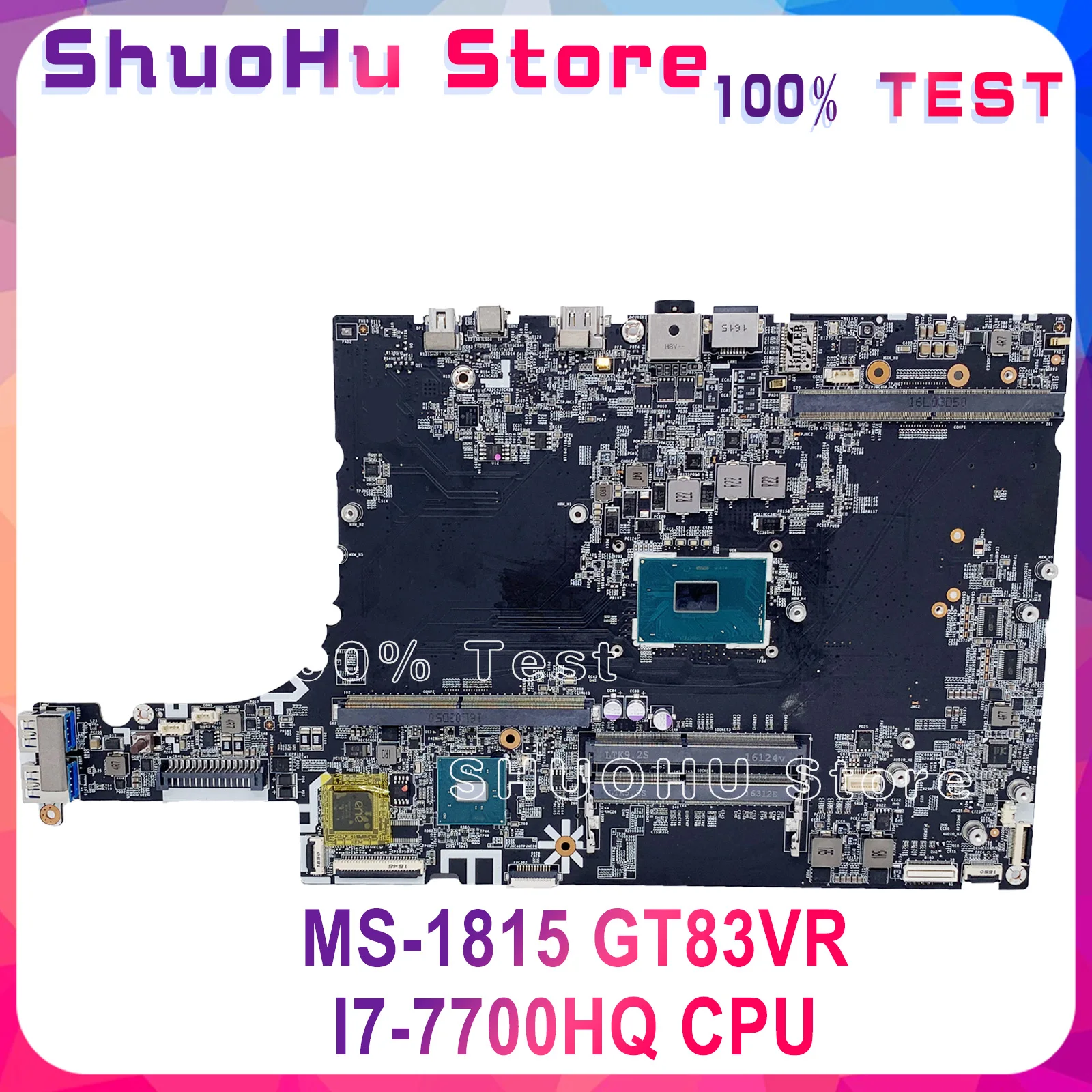 

KEFU MS-18151 FOR MSI MS-1815 GT83VR LAPTOP MOTHERBOARD WITH I7-7700HQ CPU 100% Tested original mothebroard