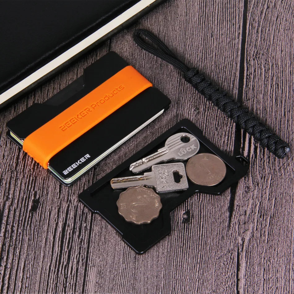 Man Wallet Fashion Credit Card Holder Cash Clip Coin Case Purse Front Pocket EDC Housekeeper Business ID Cover |