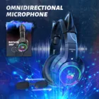 Профессиональная игровая гарнитура ONIKUMA K9 с креплением на голову, новый продукт, игровая гарнитура K9 Black Cat Ear, наушники RGB