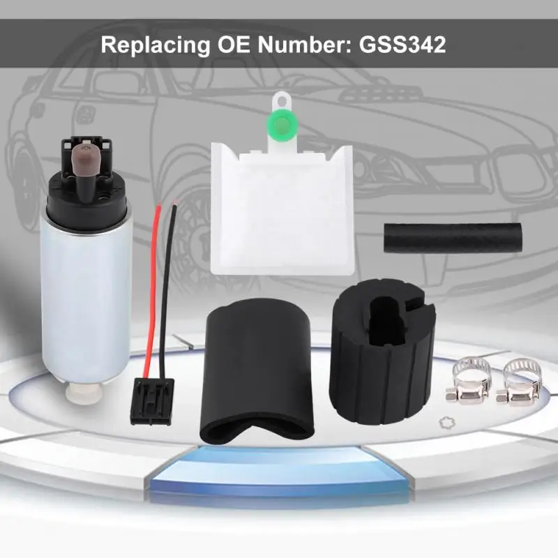 Топливный насос 12V 255LPH Универсальный электрический топливный высокого давления