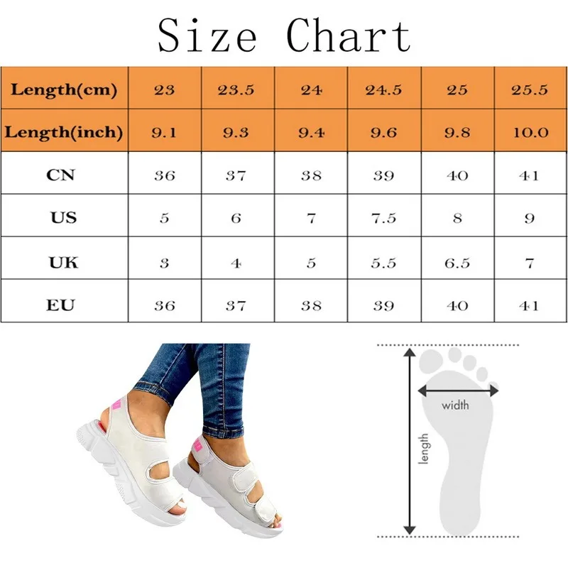 

2021Women Sandals Women soft Sport Shoes Sneakers Thick Bottom Sneakers Vulcanized Shoe Plus Size Non-slip Summer Ladies Sandals