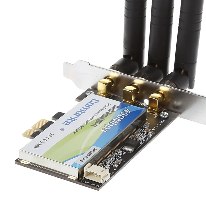 

PCI-E 2.4G+5G Dual Band Wifi 300/450M PCI-Express Wlan Card For INTEL6300 AR5008