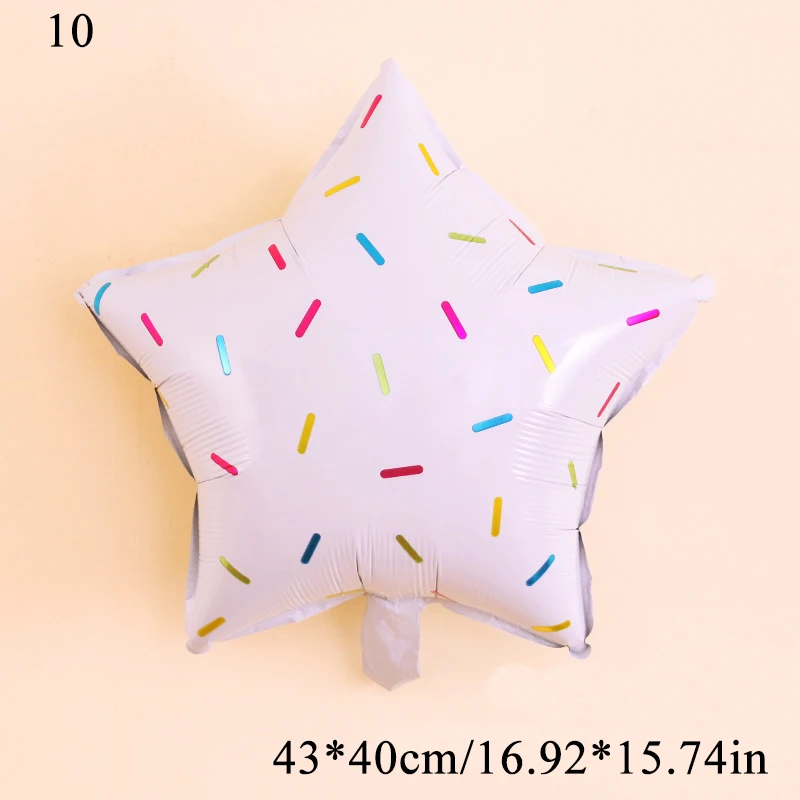 1 шт. розовые пончики Конфеты Мороженое фольга попкорн Воздушные шары детский душ