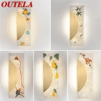 outela%c2%a0new wall%c2%a0lamps contemporary brass creative led sconces light for home decoration