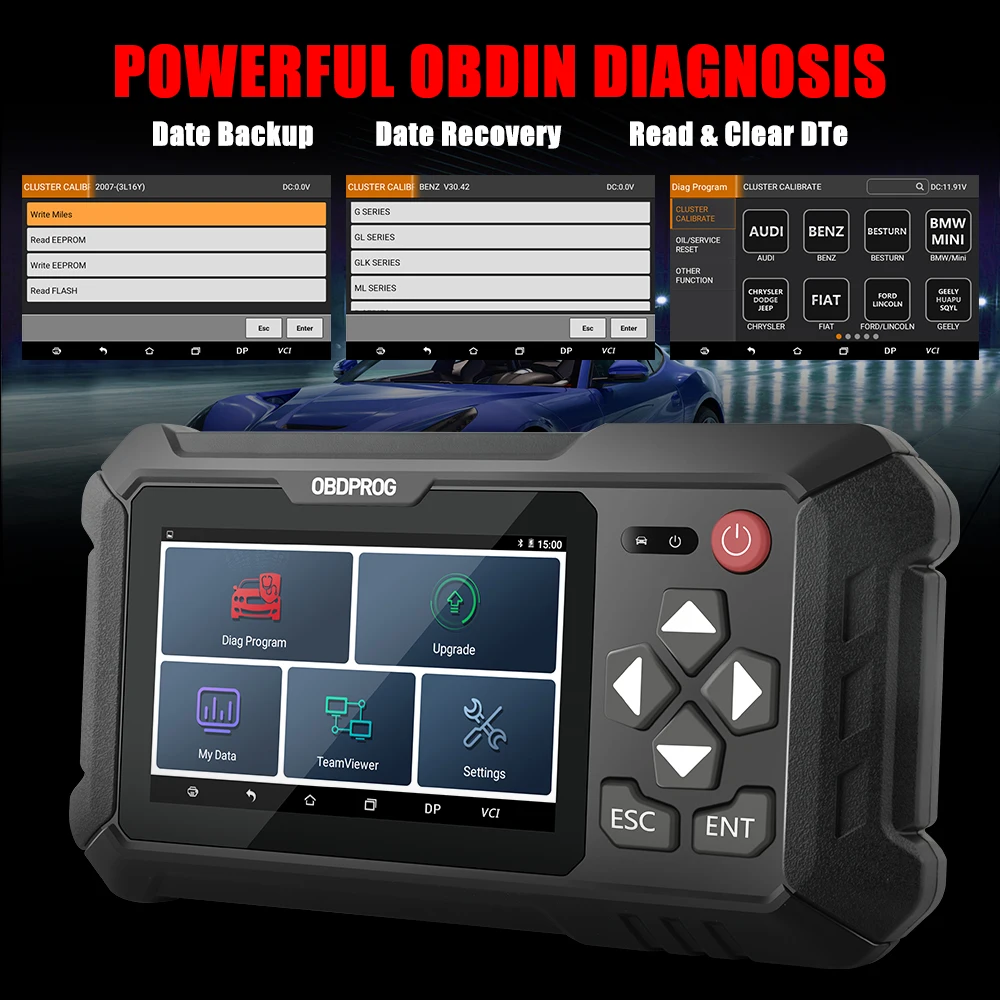 Сканер OBDPROG M500 OBD2 инструмент для настройки пробега сброс масла одометр