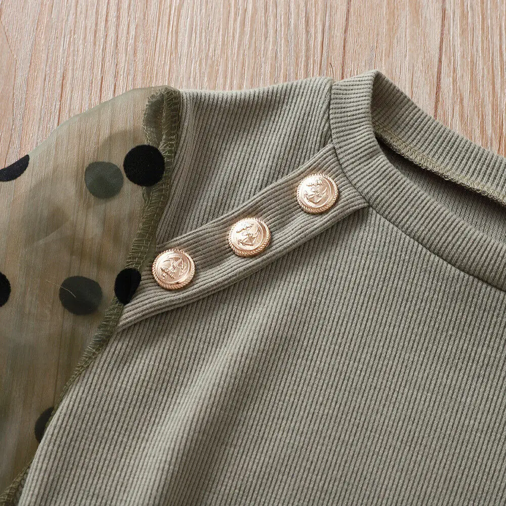 Женский сетчатый свитер в горошек с пышными рукавами Модный пуловер длинными и