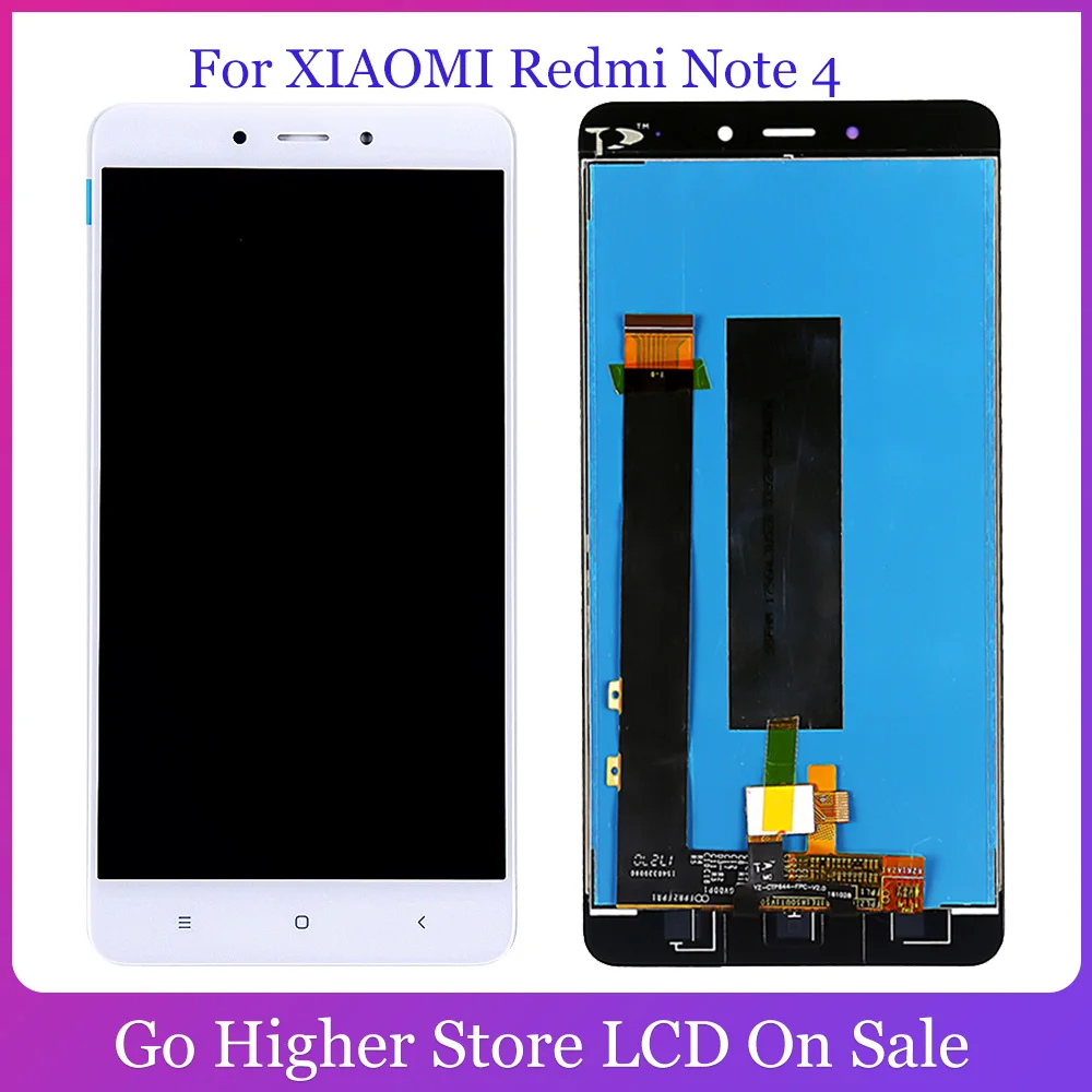 Для XIAOMI Redmi Note 4 / Note4 ЖК дисплей + сенсорный экран стеклянная панель в сборе