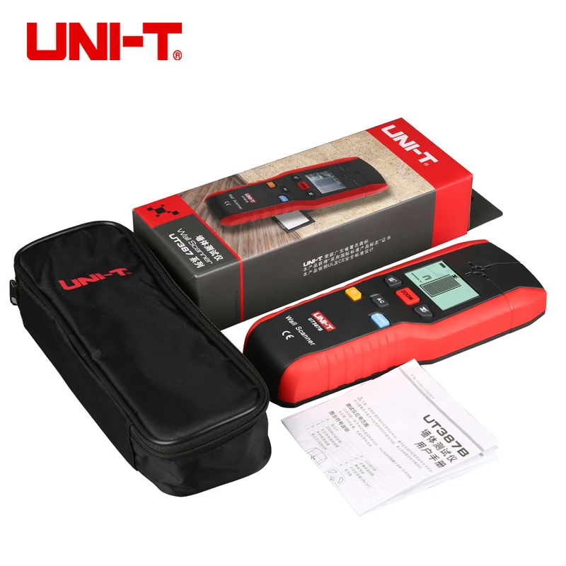 

UNI-T UT387B Wall Detector Multifunctional Handheld Wall Tester Metal Wood AC Cable Finder Wall Scanners