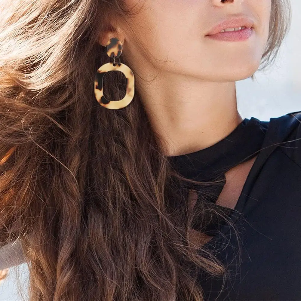 Женские серьги ручной работы богемные деревянные плетеные соломенные висячие из