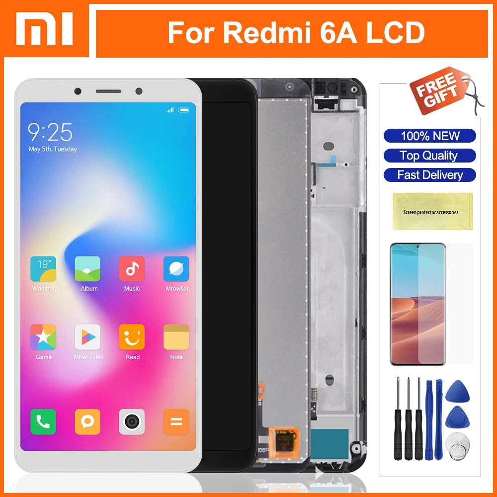 ЖК дисплей 5 45 дюйма для Xiaomi Redmi 6 с сенсорным экраном в сборе 6A замены Redmi6