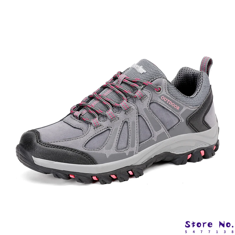 

Women Hiking Shoes Waterproof Trekking Shoes Men Mountain Climbing Shoes Nonslip Wearable Hiking Sneakers Outdoor Trail Boots