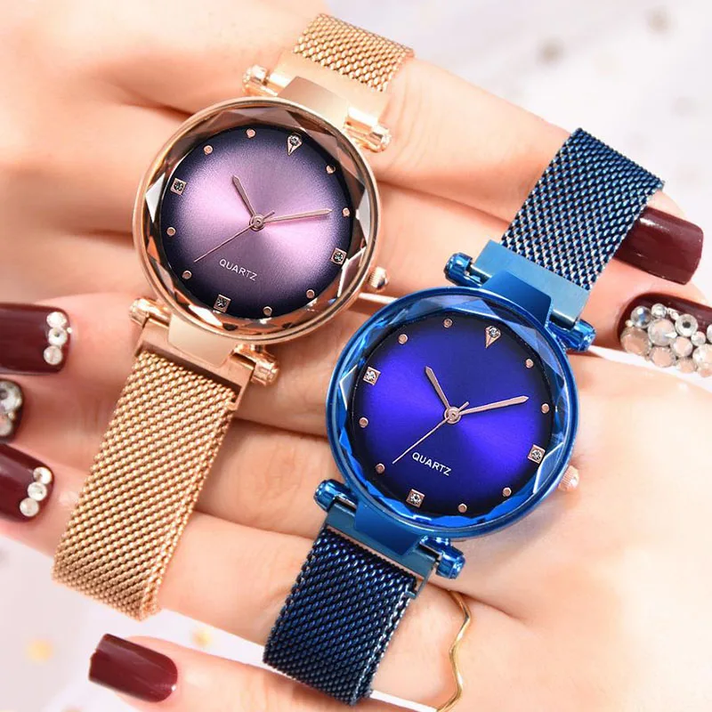 Женские часы 2019 Роскошные брендовые модные женские кварцевые наручные для