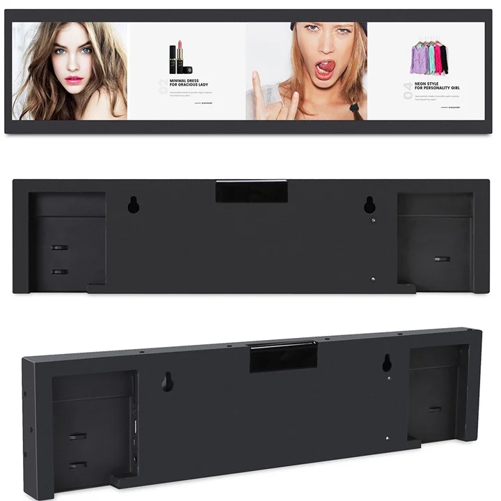 19 дюймов Fhd ультра широкий растягивающийся светодиодный рекламный Android smart lcd