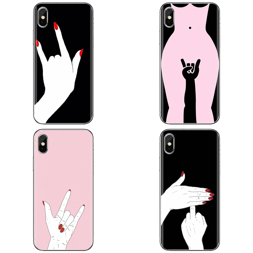 Тонкий силиконовый мягкий чехол для телефона Rock Hand Gesture Sign ZTE Blade A910 A610 A530 A510 Oneplus One