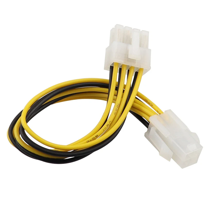 1 шт. 4Pin для 8Pin Мощность провод разъем кабель удлинитель 4pin Процессор к 8pin