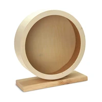 wooden silent roller hamster running exercise wheel mouse hedgehog sports wheel pet toy hamster mice and african hedgehog