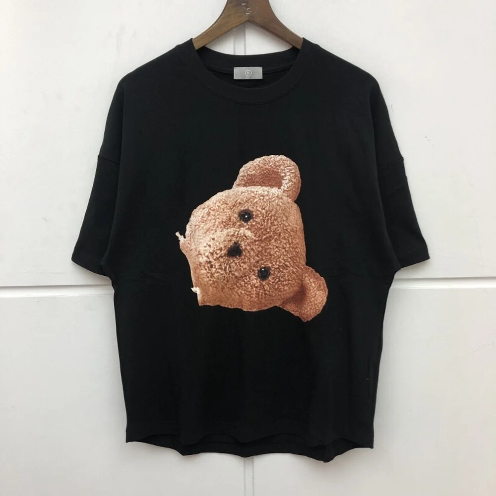 

Digital Direct Printed Bear T-shirt Men Women Best Quality Fashion Top Tee funny t shirts O-Neck Short