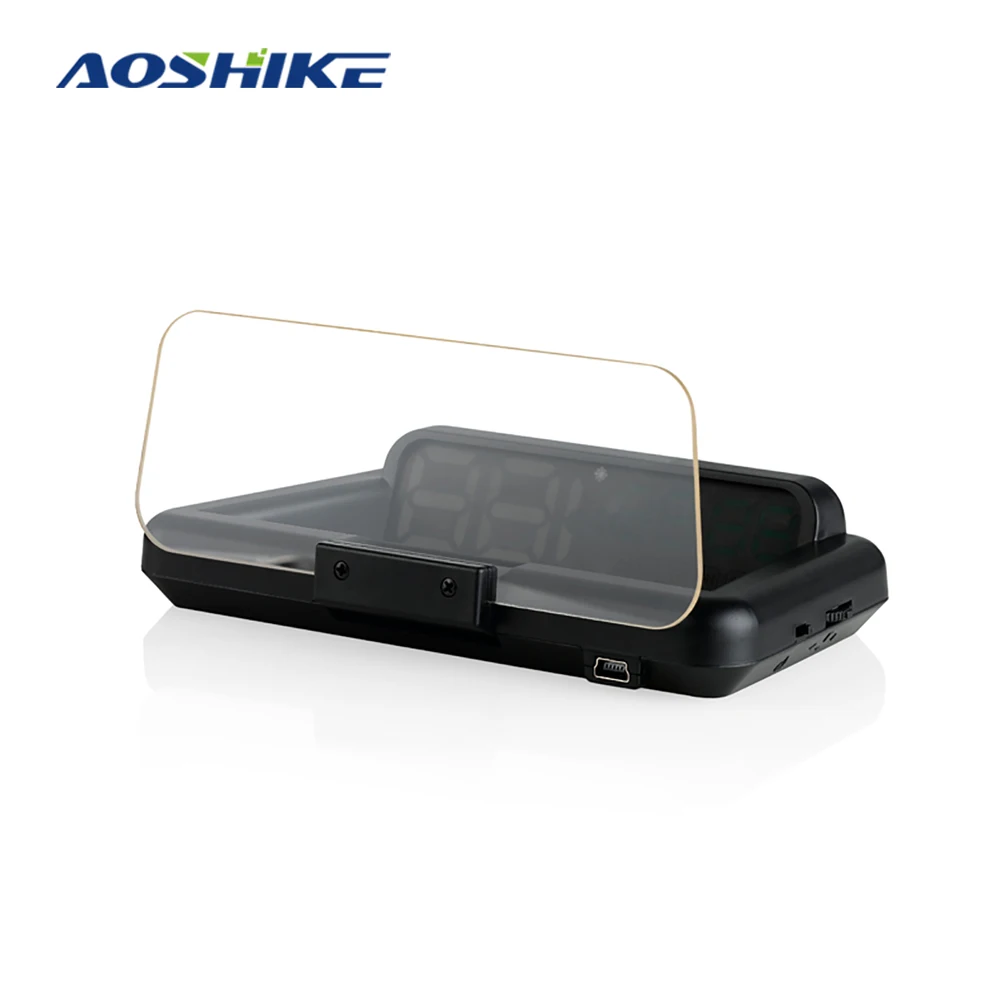 Зеркало AOSHIKE OBD OBDII HUD C500 с цифровым дисплеем проекционный спидометр водная