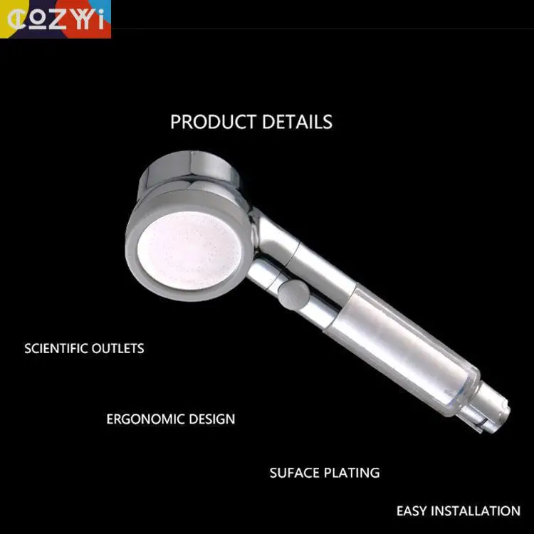 Насадка для душа с силиконовой щеткой струйное покрытие одно нажатие ручная