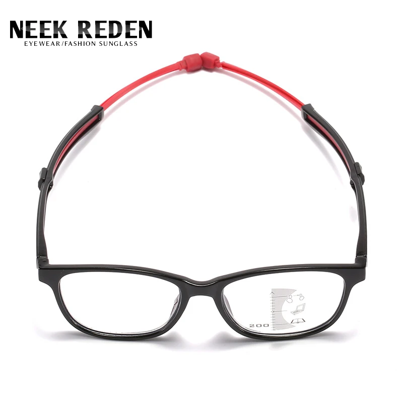 

Progressive Glasses Men Adjustable Magnet Multifocal Reading Eyeglasses Retro Women Hanging Neck Reader Near Far Sight Diopter