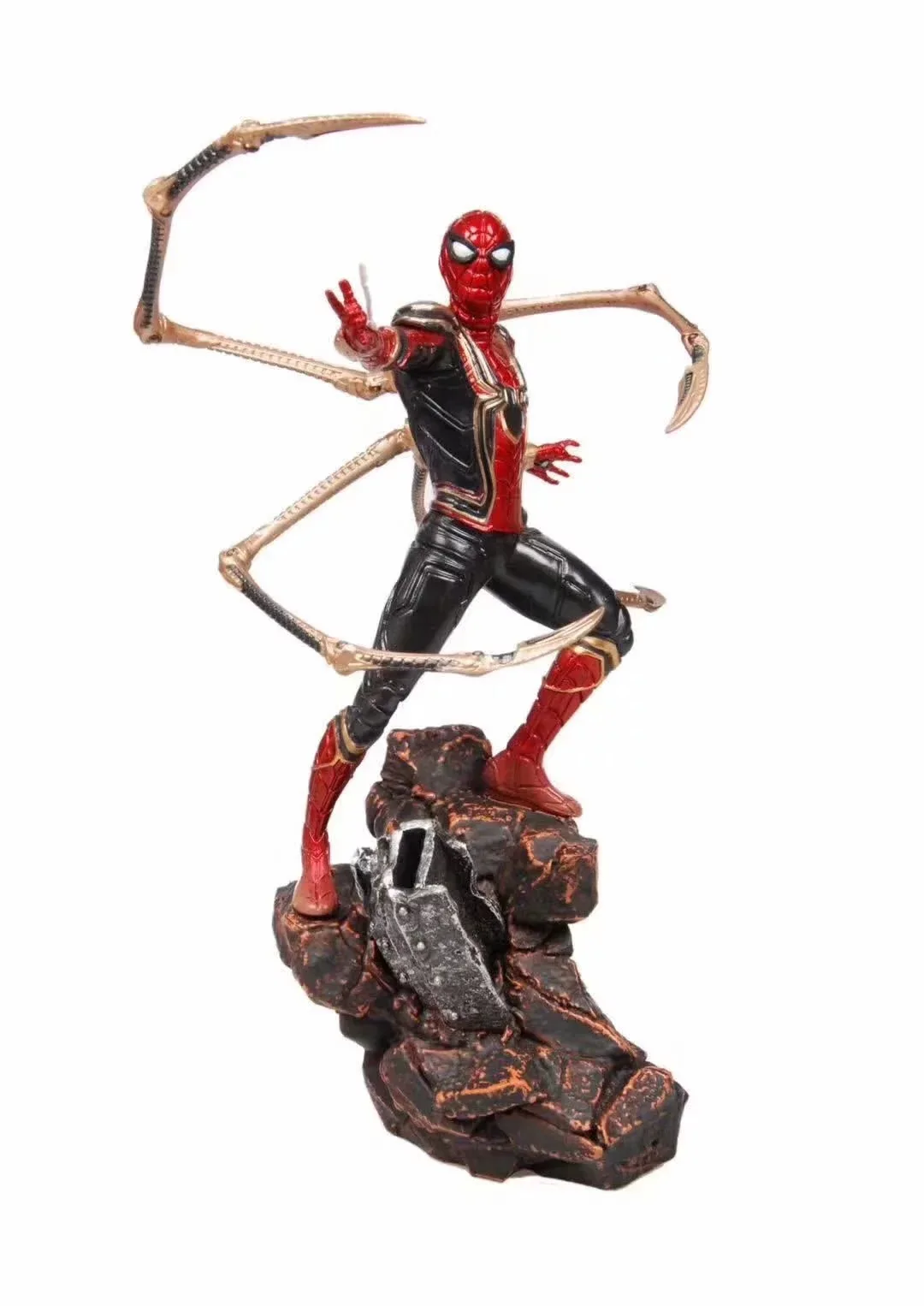 

MARVEL The Avengers Iron Spider-Man Hero's Expedition 1/10 PVC Figure Toys Dolls Gifts for Children 23cm