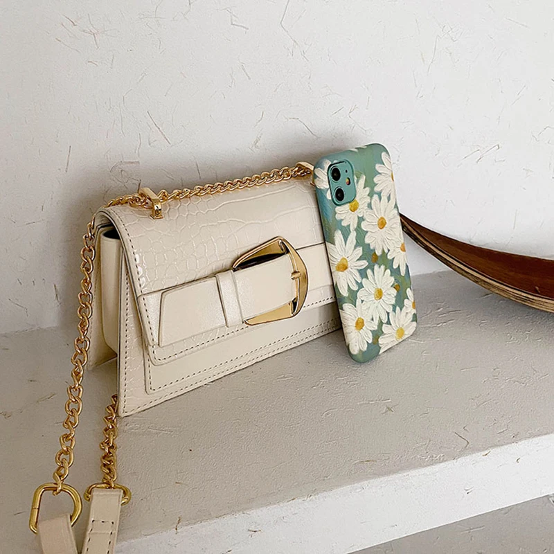 

2020 new fashion fashion bag with texture popular bag retro Single Shoulder Bag Messenger Bag women's leather bag autumn and win