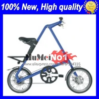 2021 16 inch folding bicycle adult portable ultralight single bike fast speed driving metal five spoke integrated wheels cycling