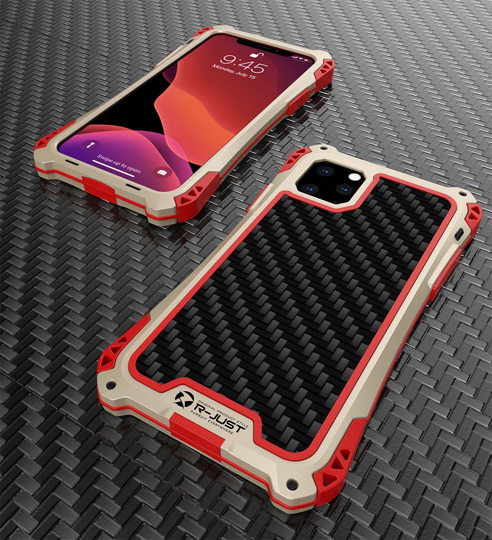 Металлический алюминиевый сверхпрочный бронированный чехол Doom для iPhone 11 iPhone 11 Pro Max чехол для iPhone 11 Pro Max Роскошный чехол