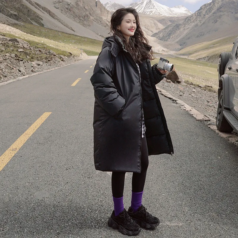 Clothing for Winter Jacket Women The New Long Korean Version Cotton Fashion Loose Ladies Coats