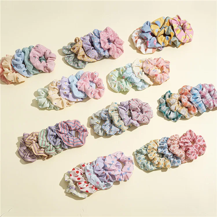 Резинка для волос в Корейском стиле девочек модная детская тканевая повязка на