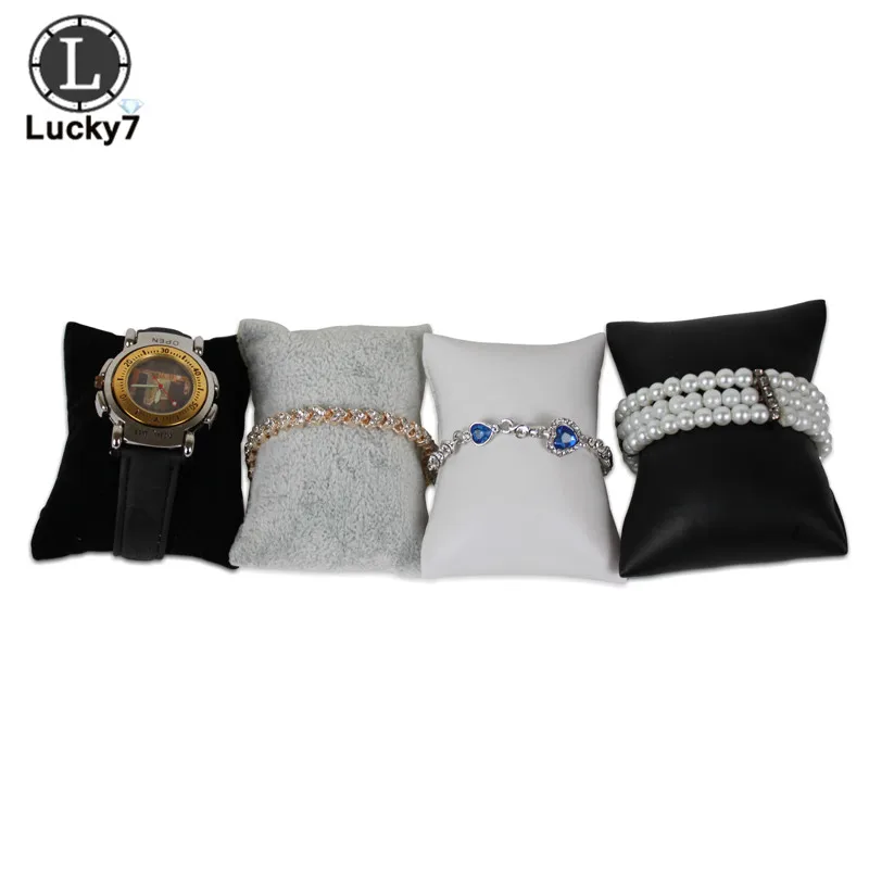 Малый размер искусственная кожа ювелирные изделия подушки держатель браслет