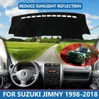 Коврик для приборной панели для Suzuki Jimny 1998-2018, из полиэфирного волокна, с защитой от УФ излучения
