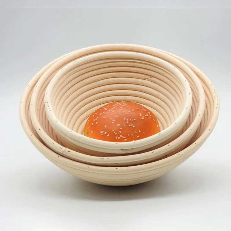 Корзина для хлеба натуральная овальная плетеная корзина из ротанга брожения