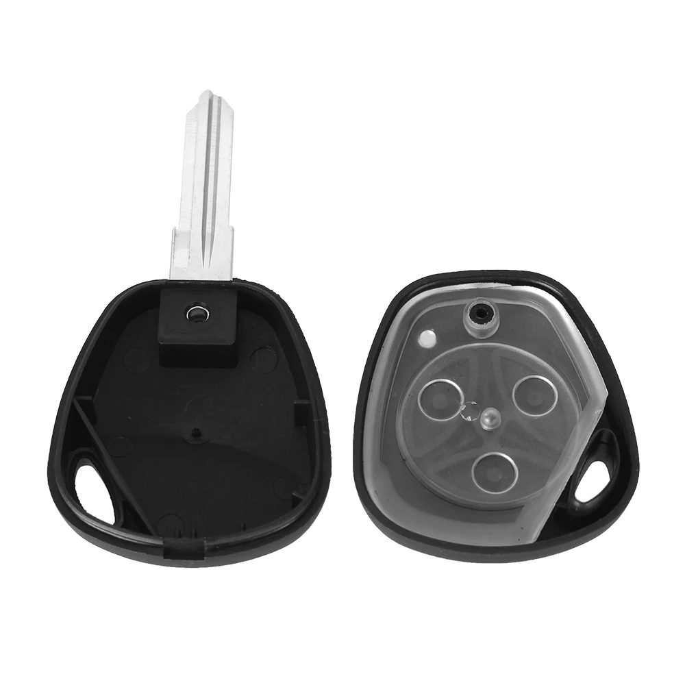 Чехол DANDKEY для автомобильного ключа с 3 кнопками Lada Uncut Auto Blank Remote Key Cover Fob Priora