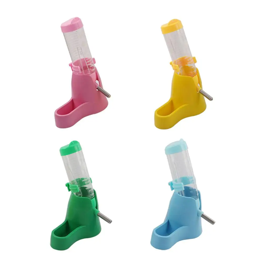

Muti-color Pet Feeding Transfer Small Animal Automatic Water Bottle Dispenser Pets Food Feeder Bowl For Hamster Squirrel