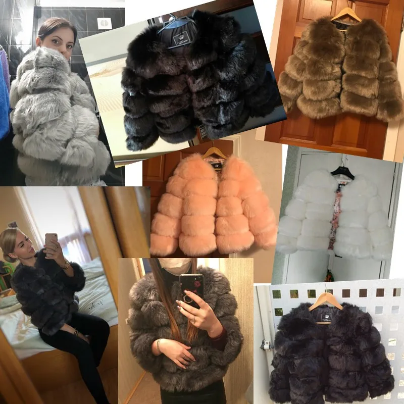 

Elegant Mink Coats Women 2020 Winter New Fashion Faux Fur Coats Thick Warm Outerwear Fur Jacket Solid Overcoat Plus Size S-3XL