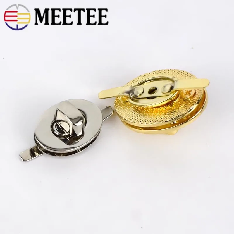 Металлические замки Meetee для сумок и 2 набора|Пряжки крючки| |