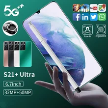 S21+Ultra Smartphone Global Version 16+512GB 6800mAh 6.7 Inch Screen Camera Cellphone 1440*3200 5G Android 11.0 Mobile Phones (2)