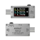AVHzY C3 Type-C PD trigger USB-C Вольтметр Амперметр Напряжение 2 тока измеритель мультиметр PD зарядное устройство батарея USB TesterDC 26V 6A